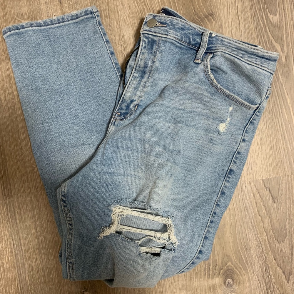 Ultra high rise skinny ankle